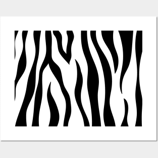Zebra animal print Posters and Art